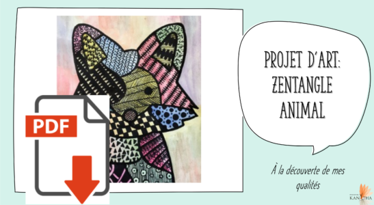 Projet d'art ZENTANGLE